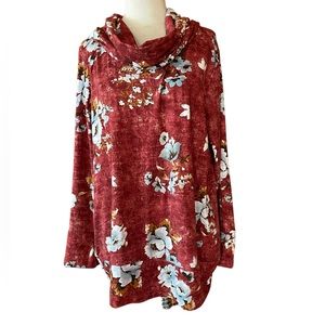 Piphany Floral,‎ Cowl Neck Tunic